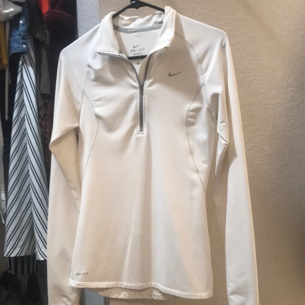 White Dri-Fit Nike Running
